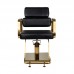 Hairdressing Chair GABBIANO PORTO GOLD black